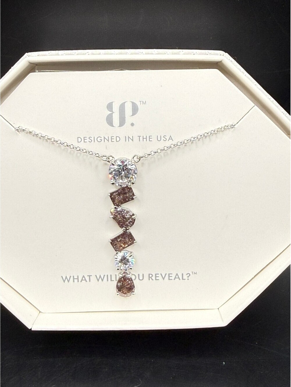 Bomb Party The Sterling Club NK10367 Morganite Necklace